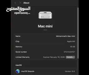  2 Mac Mini M4 – بحالة الجديد  16GB RAM  ضمان شغال  M4  2024