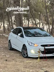  1 هونداي اكسنت 17 برخصه 1400 بنزين 6 غيار