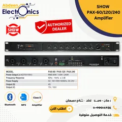  1 PAX-60/120/240 Amplifier
