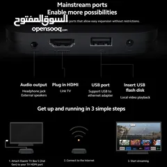  6 Xiaomi TV Box S (2nd Gen) 4K Chromecast  Streaming Media Player Google TV