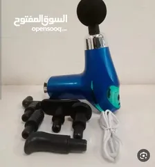  18 جهاز مساج فرد المساج 6 رؤوس و 5 سرعات شحن تدليك مساج الجسم و العضلات رجاج