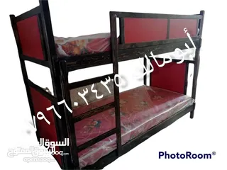  27 تخت طابقين تخوت وأسرة من أحسن انوع الخشب حسب الطلب صناعة ممتازة سرير  مفرد لا نعمل بتجاري