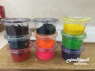  11 قوالب شمع والوان شمع ومسلتزمات للشمع تشكيلة كبيرة