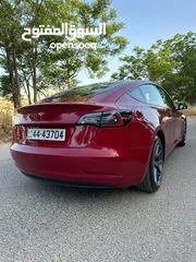  21 تسلا موديل 2021 لون خمري مميز فحص كامل Tesla