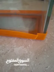  2 fish tank  حوض سمك مستخدم استخدام يوم واحد فقط  القياسات موضحه في الصوره  زجاج