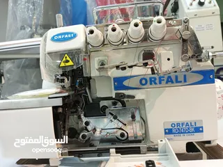  1 ماكينة حبكة عنقبة 4 خيط سيرفو جديد ORFALI