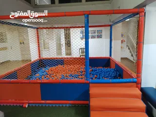  4 تفصيل غرفة و بركة طابات مع شبك سيفتي كامل بالمقاس واللون المطلوب