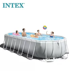  4 بركة سباحة intex اكبر ارتفاع في المملكة فقط لدى island toys