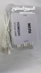  1 HDMI to RCA AV Converter