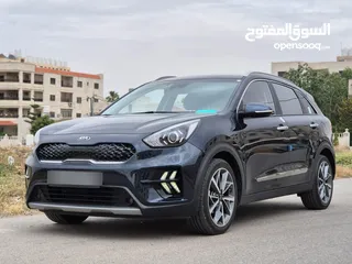 14 كيا نيرو هايبرد 2021 فحص كامل7جيد جمرك جديد فل بدون فتحة