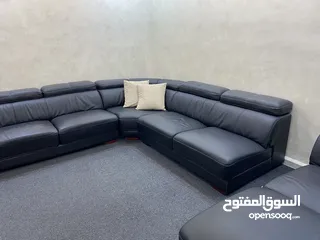  1 كنب غرفة معيشة / مكتب جلد