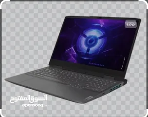  12 لاب لينوفو لوك جيمنجIntel Core i7-13th-GEN 16GB DDR5 RAM512 GB SSD NVME RTX 4050 6GB 15.6" FHD144Hz