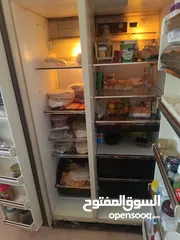  6 ثلاجة جينيرال اليكتريك ياباني اصلي بابين خليجيه