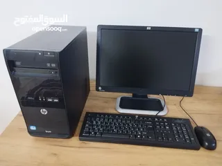  1 جهاز كمبيوتر مكتبي مستعمل للبيع HP