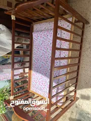  2 تخت اطفال خشب