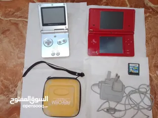  1 Nintendo DSI & Game Boy Advance SP