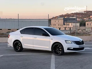  8 سكودا اكتافيا 2019/اتوماتيك ماتور 2000 ديزل فل الفل بدون فتحة بلاك اديشن