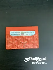 3 Goyard Wallet W/Custom Emirates badge