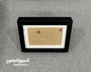  3 Four Photo Wooden Frames Europe Made اربع براويز خشب صنع اوروبا لون جوزي غامق