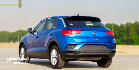  4 Volkswagen T-Roc 2021 GCC, without accidents, in excellent condition 1111 PM