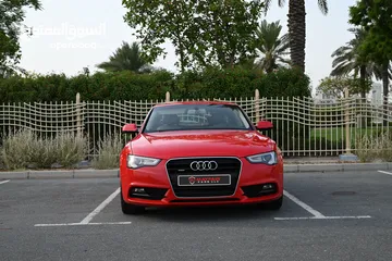  2 0% DP - FSH - FIRST OWNER - AUDI A5 QUATTRO 2.0 COUPE 4WD 2016 - MINT CONDITION - GCC SPECS