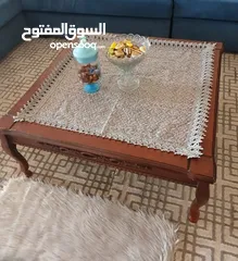  2 طاولة وسط مع طاولتين جانبيات