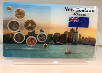  28 ستاندات منوعه عالميه يحتوي بالداخل على قطع معدنيه وفضيه انسر