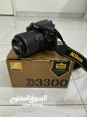  1 كاميرا نيكون D3300 للبيع