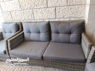  2 طقم حديقة رتان