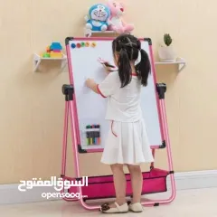  1 لوح تعليمي للاطفال مزدوج (وجهين) المنتج الاكثر طلبا للاطفال وطلاب المدارس متحرك بزاوية 360 درجة