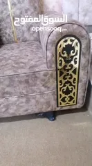  4 طقم كورنر أنيق وحديث تسع مقاعد بحالة جيدة جدًا