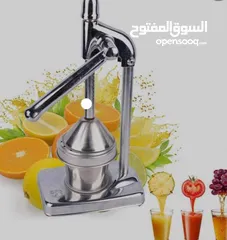  1 عصارة ستانلس ستيل ماركة  mega قوية جداً - سهلة الإستخدام جوده و مواصفات عالية ومكفولة لسنه كاملة