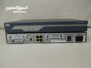  1 Cisco 1841 routers, Cisco ASA 5505, Cisco cables and WICs