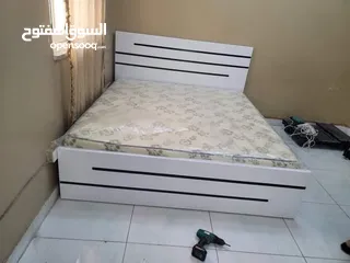  1 brand New bed frame with mattress available