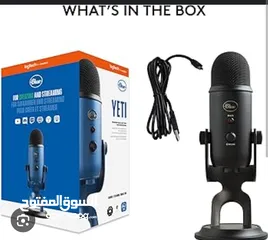  1 blue yeti مايك جديد