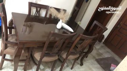  2 طاولة سفره زان 6كراسي