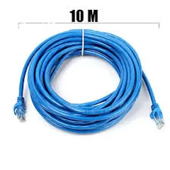  2 CABLE E.NET CAT6a patch cord gray 10M  كوابل انترنت 10M