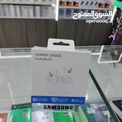  5 سمعاعات الاصليه الهونر x5  الاصليه غنيه عن التعريف تدوم اكثر من اسبوع شحن