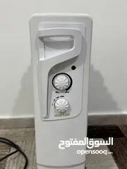  6 جولد لاين مدفأة زيتية (ردياتير) كهربائية 13 ضلع 3000 واط ابيض، مستعمل شهرين فقط مع الكرتونة الاصلية