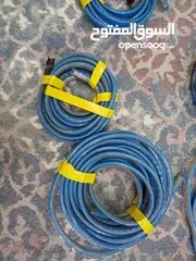  4 حبل ليد لون ازرق تقريبا 50 متر