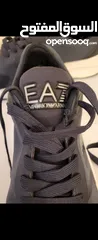  4 EA7 EMPORIO ARMANI NAVY BLUE SILVER SNEAKERS 40