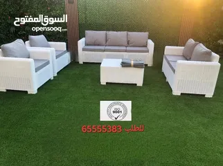  6 جلسات خارجيه  للحدائق بلاستك صناعه اردني