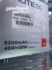  2 Infinix Note 50 ( 256 GB / 16 RAM)  انفنكس نوت 50 الجديد كليا  بكفالة الوكيل الرسمي في الاردن سنة