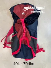  1 Quechua 40L backpack