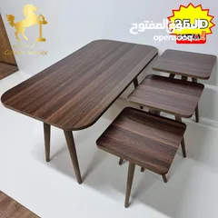  9 طاولات وسط نظام تركي  4 قطع     العرض لفتره محدوده سارع بالطلب