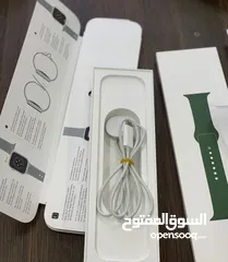  2 Apple Watch Series 7 (GPS, 45mm) Green Aluminum Case with Clover Sport Band