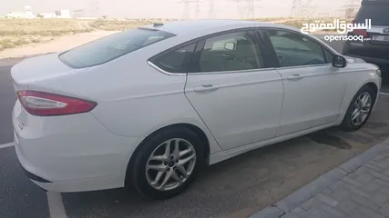  4 Ford Fusion 2013 White Colour