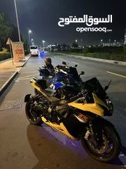  5 Suzuki GSXr yellow Good condition