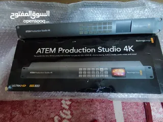  4 Blackmagic Design ATEM Production Studio 4K Live Switcher