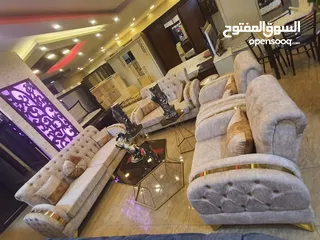  5 اطقم استيل 7 مقاعد جميع الالوان متوفره داخل المصنع الكميه محدوده
